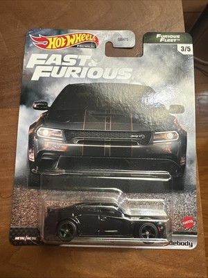 HOT WHEELS PREMIUM FAST AND FURIOUS  DODGE CHARGER SRT HELLCAT WIDEBODY