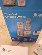 AT T 2 Handset Cordless System With Caller ID/Call Waiting EL51203 - DECT 6.0