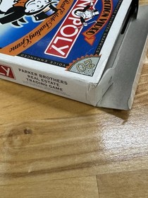 Monopoly Nintendo NES Complete CIB w/ Poster Manual Map Box Sleeve NICE