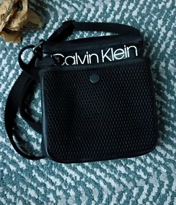 Authentic Calvin Klein Shoulder Purse Tabbie Crossbody Bag Luxury Multi Pocket 