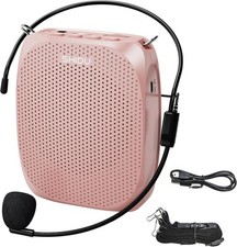 SHIDU Portable Voice Amplifier Mini PA System Rechargeable Mic for Teachers