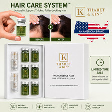 Thabet & KIN Hair Regrowth System, Advanced Hair Growth Treatment USA Brand FAST
