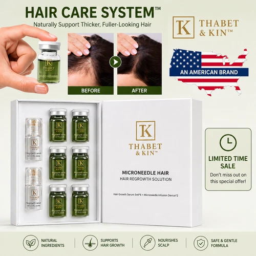 Thabet & KIN Hair Regrowth System, Advanced Hair Growth Treatment USA Brand FAST