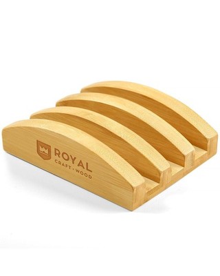 Cutting Board Stand with 3 Slots, Natural