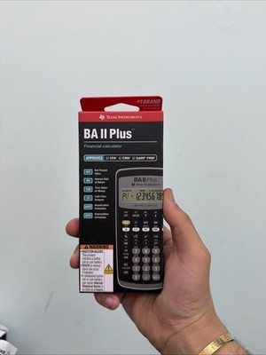 Texas Instruments BA II PLUS Financial Handheld for sale online | eBay