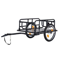MOONCOOL Bike Cargo Trailer Bicycle Carrier Storage Cart 176 lbs Load Capacity