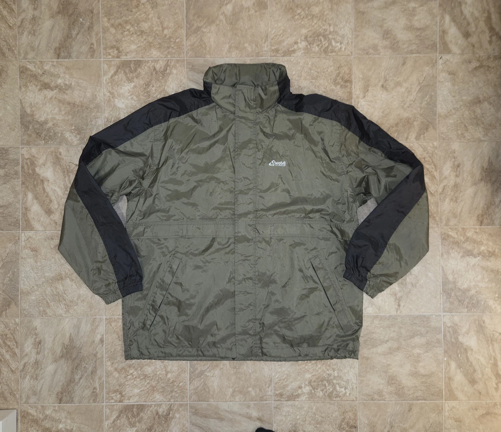 Sherpa Outdoor Men's Unisex Lined Windbreaker Jacket Size (XL) Olive Green
Opens in a new window or