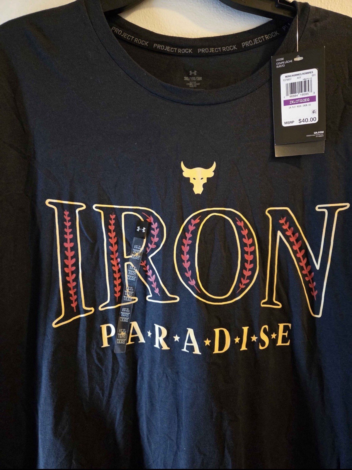 Under Armour Men's Project Rock Iron Paradise Shirt