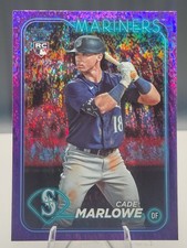2024 Topps Series 1 Cade Marlowe 286 Purple Foilboard 489/799 Rookie