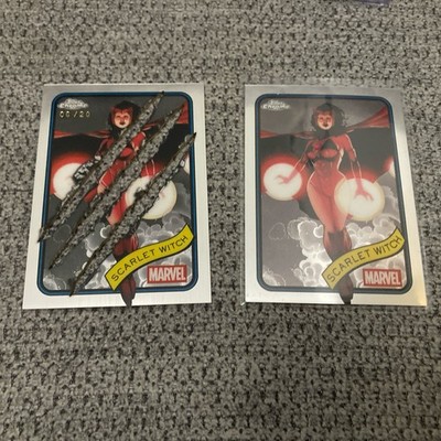 Topps Chrome Marvel 2025 | Scarlet Witch  /20 | ''Clawed'' Variation  CLAW SSP