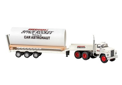 Brekina 1/87 HO Dodge LCF w/ ''Hurricane Hell Drivers'' Rocket Launcher 86308