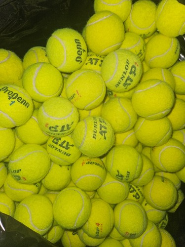 100 USED TENNIS BALLS-SAME DAY TRACKING