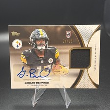 2026 Topps Germie Bernard RC Rookie Patch Auto RPA 70/99 Steelers