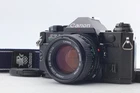 [MINT] CLA'd Canon AE-1 program 35mm Film Camera Black NFD 50mm f1.4 From JAPAN