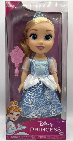 Jakks Disney Princess Cinderella 230144 Puppe 38Cm Kleid Diadem Blau 3+ Neu Ovp-image