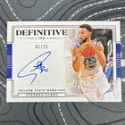 Stephen Curry Panini NT Definitive Ink Auto DI-SCY 01/25 Warriors