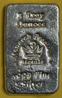 Vintage Monarch Precious Metals 3 Troy Ounce Silver Bar .999 Fine