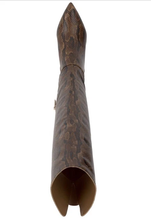 Jessica Simpson Mujer Verity Sobre la Rodilla Vestido Botas Tostado Oscuro 6,5 M Foto 3 de 4