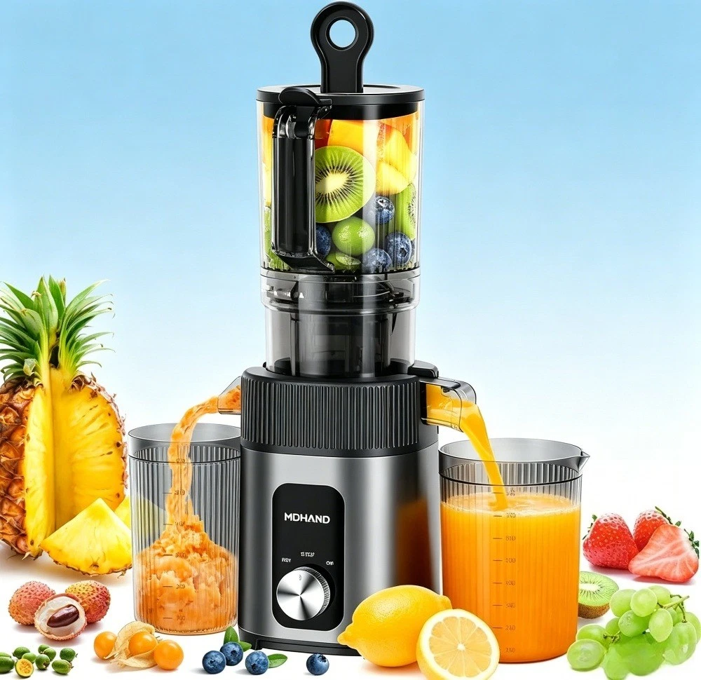 Cold Press Juicer 4.35"Large Feed Chute Quiet Slow Masticating Juicer Easy Clean
Opens in a new wind