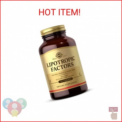 Lipotropic Factors Solgar 100 Tabs