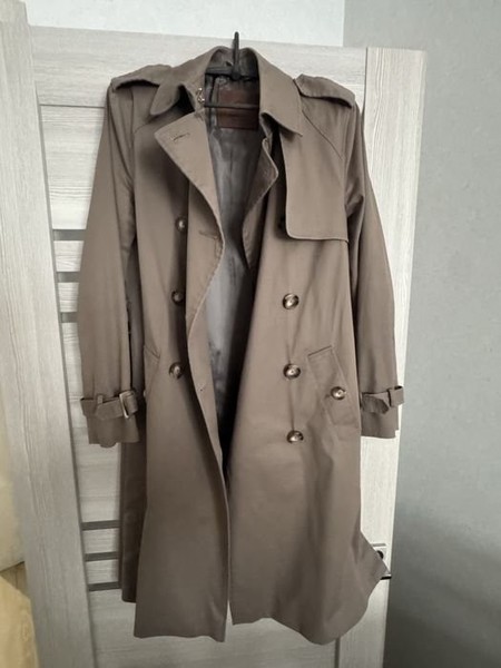 Women Massimo Dutti Coat Khaki 36