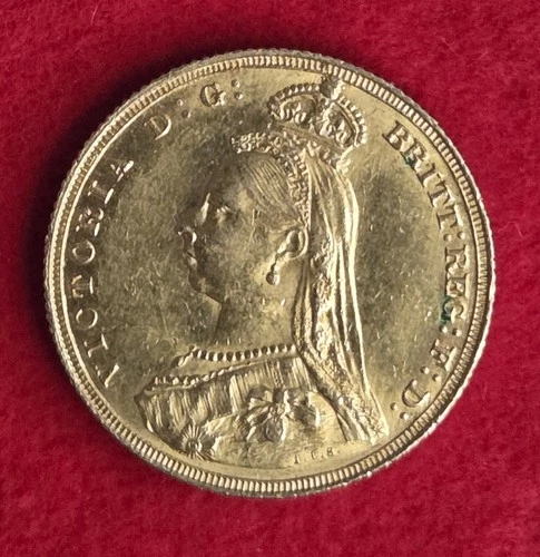 1887 Victoria Gold Sovereign — photo from the most recent tracked eBay sale