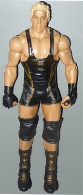 JACK SWAGGER Black Gear WWE Mattel Basic Style Wrestling Action Figure Toy Loose