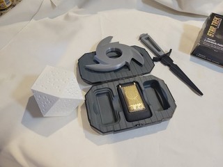 Star Trek Wand Company Communicator Prop Lot.