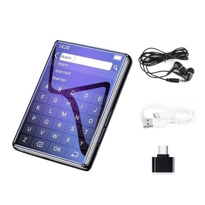 Portable MP3 Player BT 5.0 HiFi Lossless Audio FM Radio Multi-Format Support