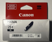 Genuine Canon Pixma 251 BK Black Ink Cartridge New