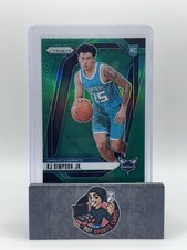 2024-25 Panini Prizm - KJ Simpson Jr. #247 Green Prizm (RC)