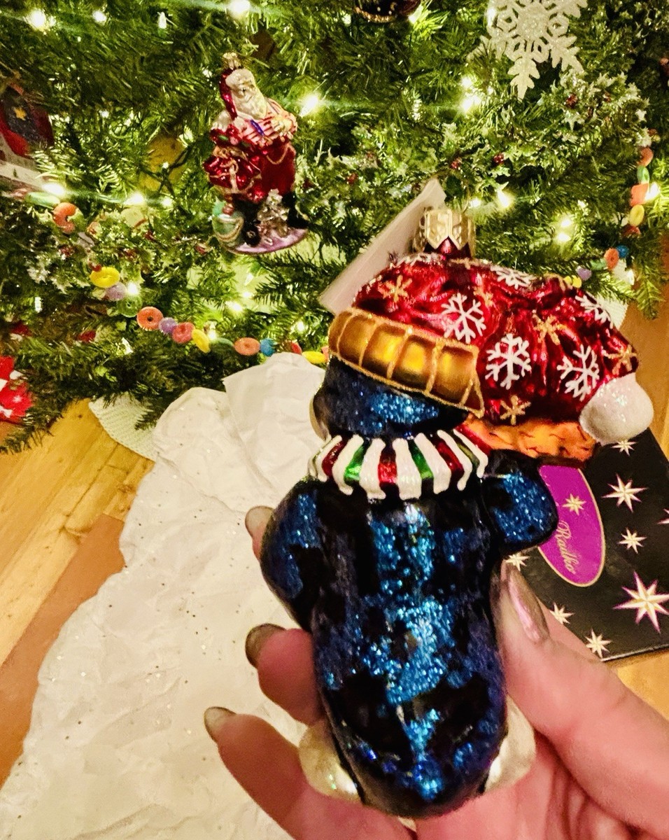 Christopher Radko “Sno-Mo Promo” Blown Glass Penguin Christmas