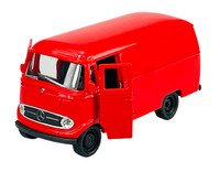 Welly Old Timer MERCEDES-BENZ L319 Rot 1:34 Die Cast Metal Model Neu Im Kasten