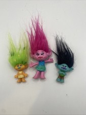 3 PCs DreamWorks Trolls Action Figure Toys Kids Christmas Gift Party Dolls Anime