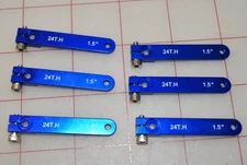 6PC 1.5" Heavy Duty Aluminum 24T Hitec Servo Arm Horn