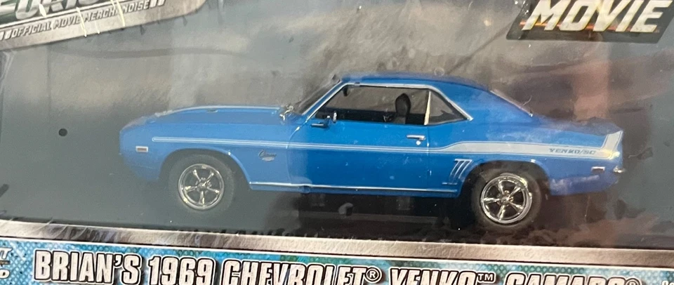 Greenlight Hollywood Fast & Furious Brian's 1969 Chevy Yenko Camaro 1:43 Car - Image 3 of 4