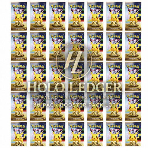 PRESALE Pokemon TCG 30th Celebration 36 Pack Lot Sealed Ships After 9/16