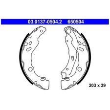 Bremsbacken-Satz hinten für Peugeot 208 CR 1 CA 301 | 607355