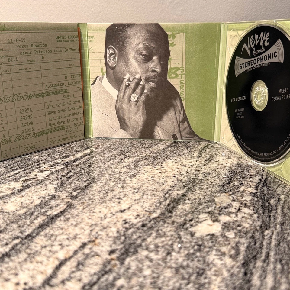 Ben Webster Meets Oscar Peterson 1959 Jazz Verve Remastered HIFI Audiophile QC Foto 2 de 4