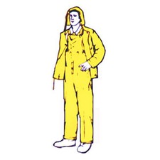 Medium Safety Yellow Rain Suits