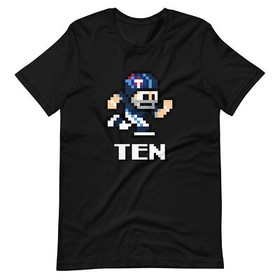 Tennessee Titans NES Football Player 8-bit Tecmo Super Bowl Nintendo T-Shirt