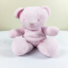A51 Baby Gear Pink Teddy Bear Plush Stuffed Toy Lovey Security Stitched Eyes