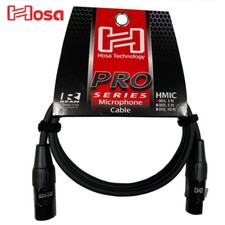 Hosa Pro Series 20 AWG 3 FT Rean XLRM to XLRF Microphone Cable HMIC-003
