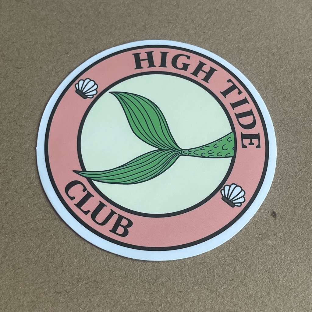 $3 BUNDLE ITEM Sticker High Tide Club Ocean Mermaid