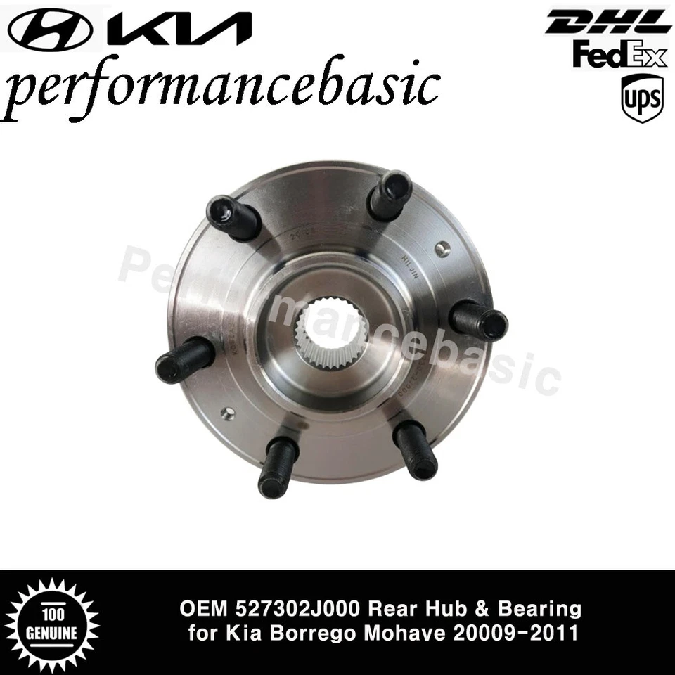 Buje trasero y cojinete OEM 527302J000 para Kia Borrego Mohave 2009-2011 Foto 2 de 2