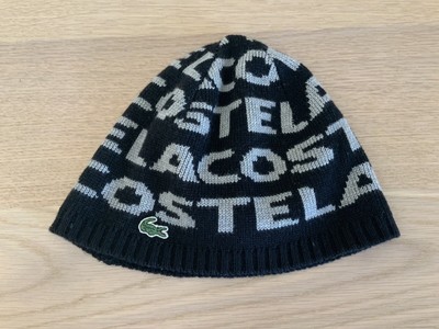 lacoste knitted hat
