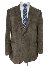 Chaps Brown Corduroy Sport Coat Blazer 42R