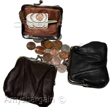 New Women's Leather Change Purse mini coin purse coin Wallet bag change case bn