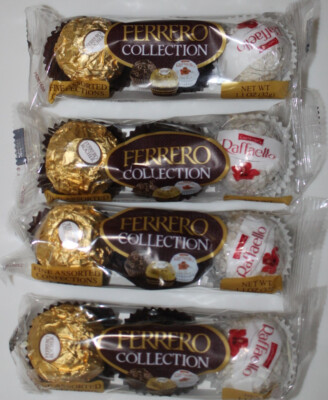 Ferrero Collection (4-PACK) Fine Assorted Confections 4.4 oz - (12 Pieces) - NEW