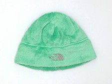  79 The North Face Kids Green Denali Fleece Cap Thermal Winter Beanie Hat Size S